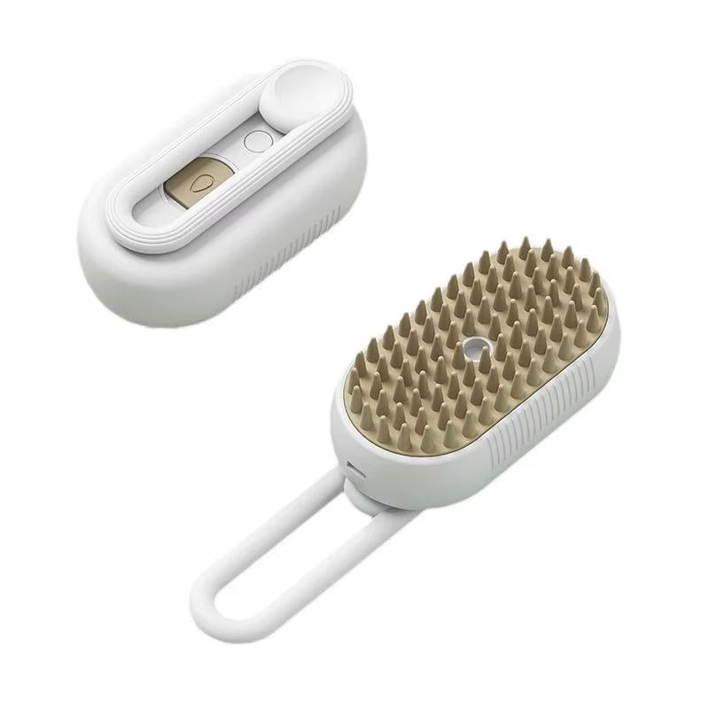 3-In-1 Dog Hair Brush Cat Hair Brush Electric Pet Cleaning Brush Steam Spray Brush Massage Hair Removal Comb anti Flying Brush