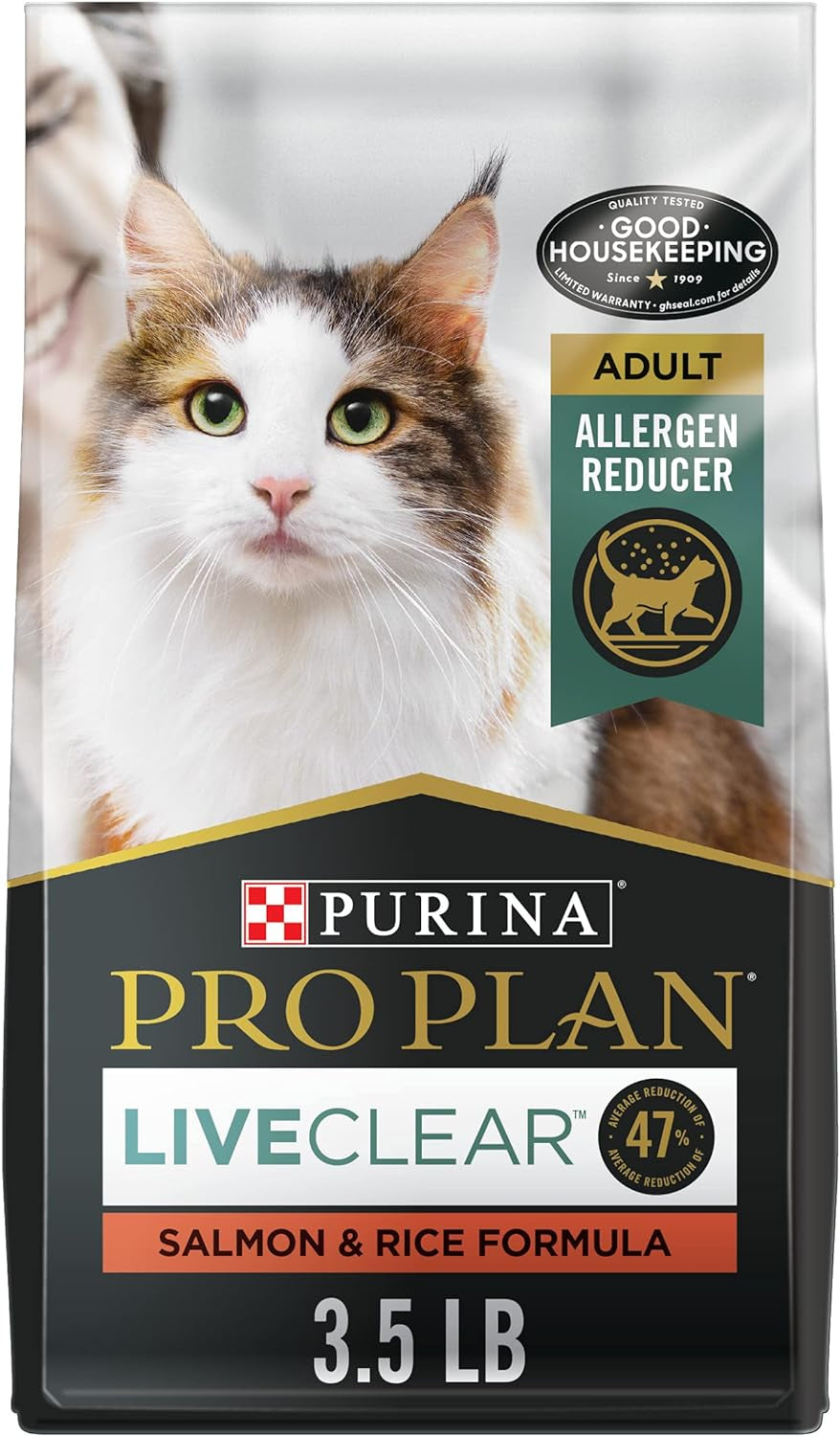 Liveclear with Probiotics Allergen Reducing Salmon & Rice Adult Dry Cat Food