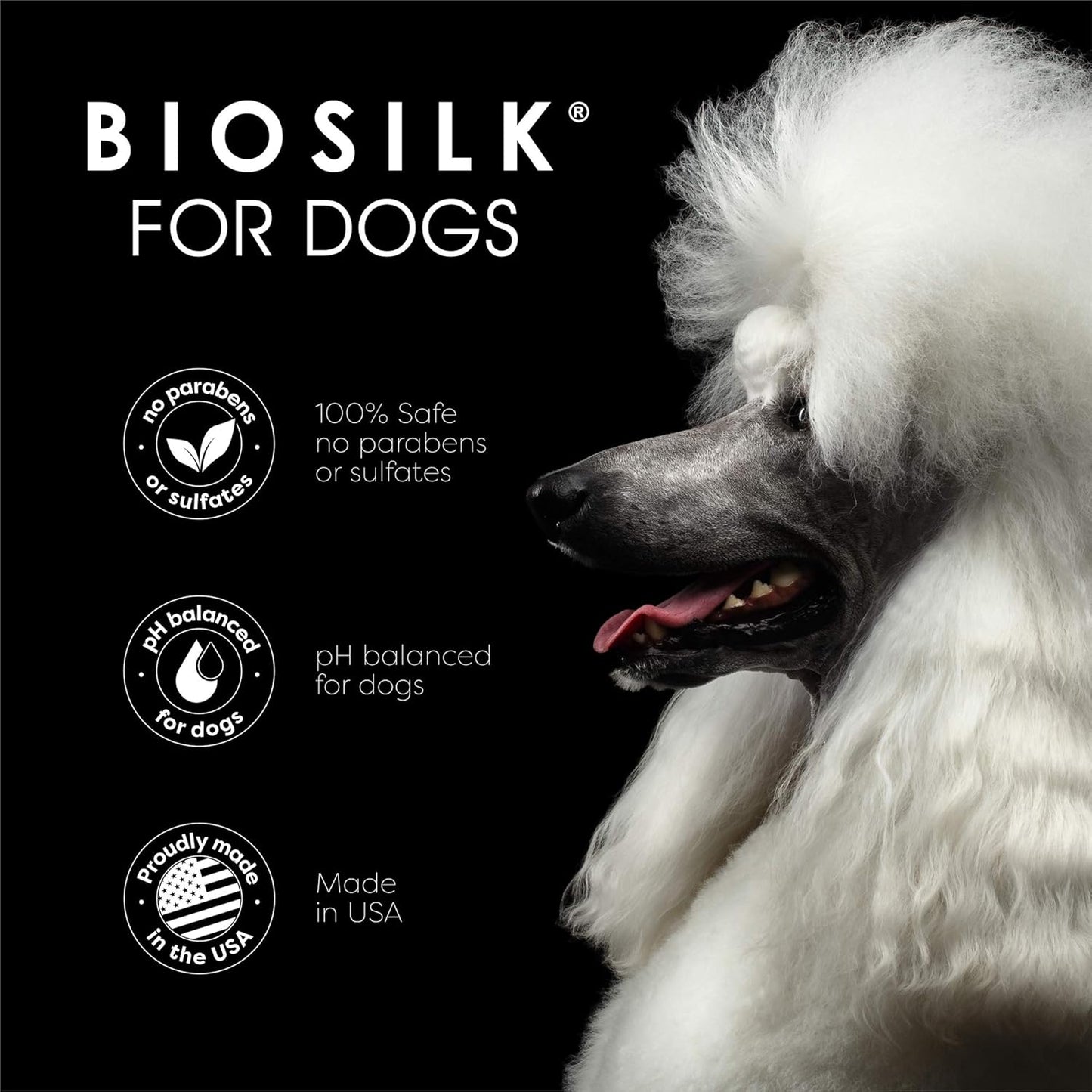 for Dogs Silk Therapy Dog Grooming Supplies, Coconut Oil - Dog Conditioner, Dog Shampoo, Puppy Shampoo, Pet Shampoo for Dogs Shampoo, Dog Wash,  Dog Spray, Dog Detangler Spray, Pet Wash